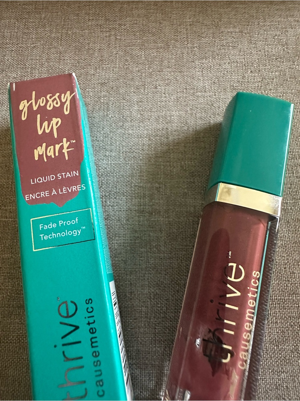 thrive causemetics Glossy Lip Mark Liquid Stain in Deep Berry